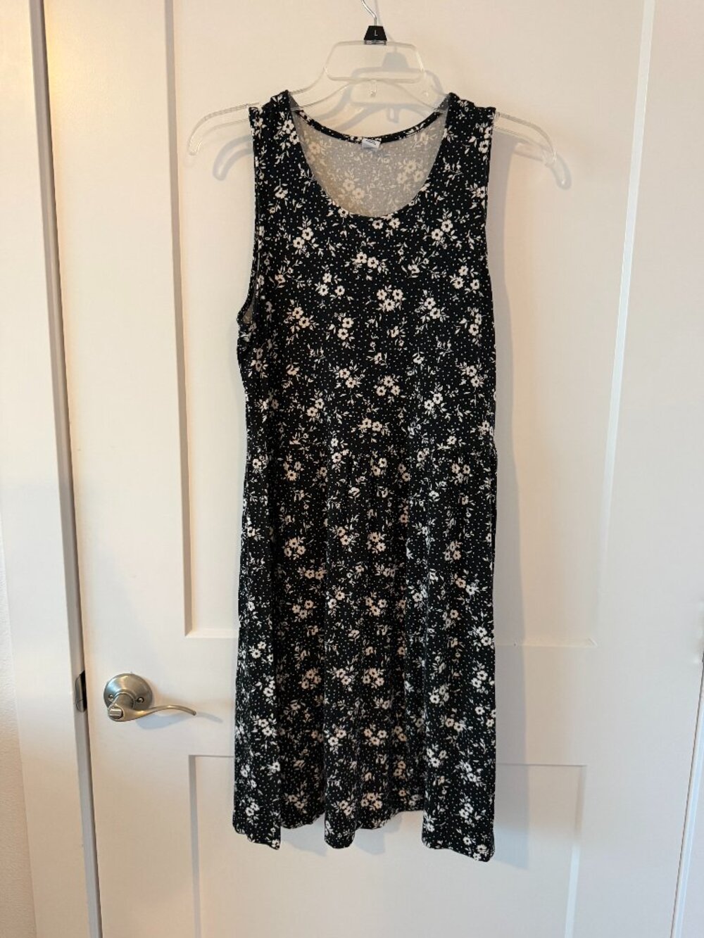 Old Navy Black Floral Dress